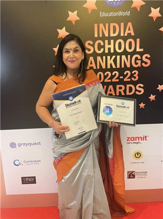 Once again, it is time to celebrate as The Chintels School, Ratan Lal Nagar has been  awarded the second place in Kanpur and fourth place in Uttar Pradesh in a survey conducted by Education World Magazine for selection of the top schools in Uttar Pradesh.